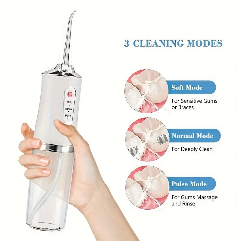 電動口腔洗浄器 ポータブルウォーターフロッサー 220ML  - Home Bathroom Cleaning Machine のレビューと価格