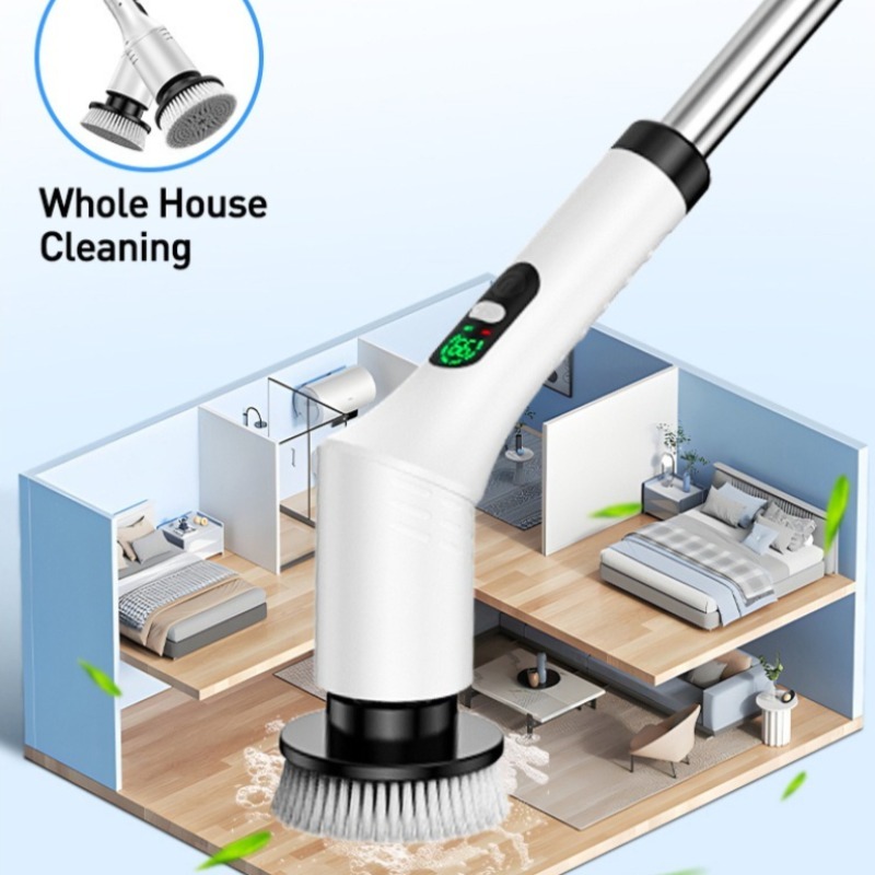 電動スピンスクラバー 9 in 1 コードレスクリーニングブ - Home Bathroom Cleaning Machine のレビューと価格