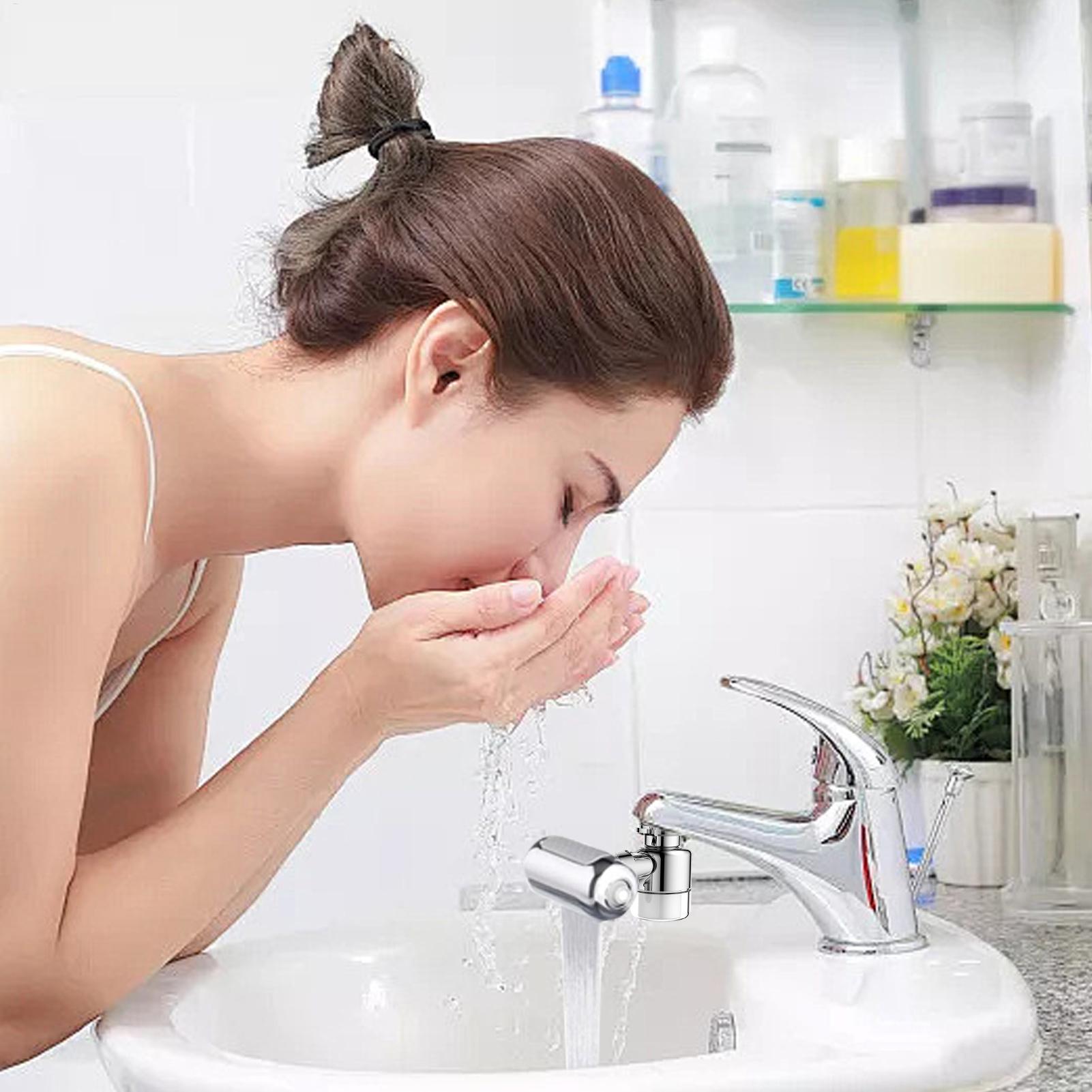 浴室シンク用蛇口エクステンダー 4モード 上向きフェイシャル - Home Bathroom Sink のレビューと価格