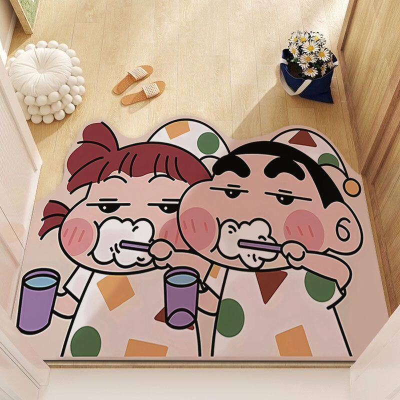 アニメ「クレヨンしんちゃん」のキャラクターが描かれた、30× - Home Bathroom Equipment のレビューと価格
