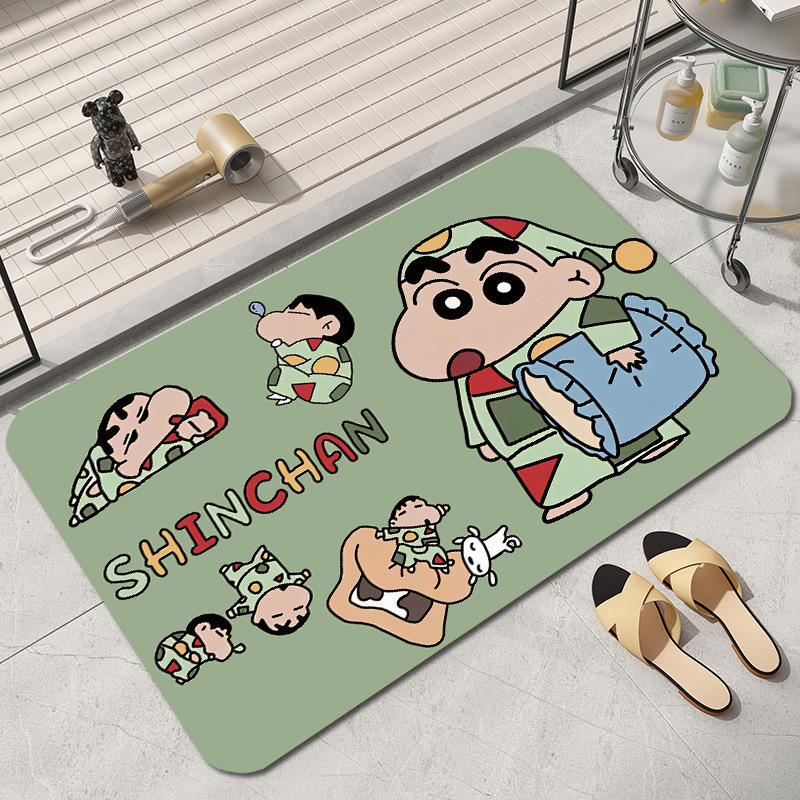 アニメ「クレヨンしんちゃん」のキャラクターが描かれた、30× - Home Bathroom Equipment のレビューと価格