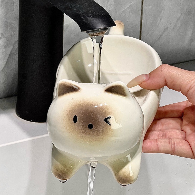 新しい高級セラミック製石鹸箱は、穴あけ不要の排水設計が特徴で - Home Essentials Bathroom Storage のレビューと価格