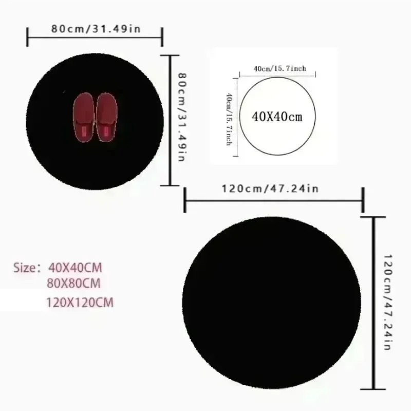 カラフルな正方形のパターンの丸いフロアマット明るい敷物寝室の - Home Goods Bathroom Rugs のレビューと価格