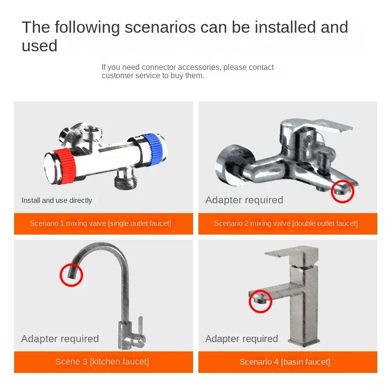 浴室の水道管用の飛沫防止バブラーフィルター付き調節可能な1/ - Home Bathroom Water Filter のレビューと価格